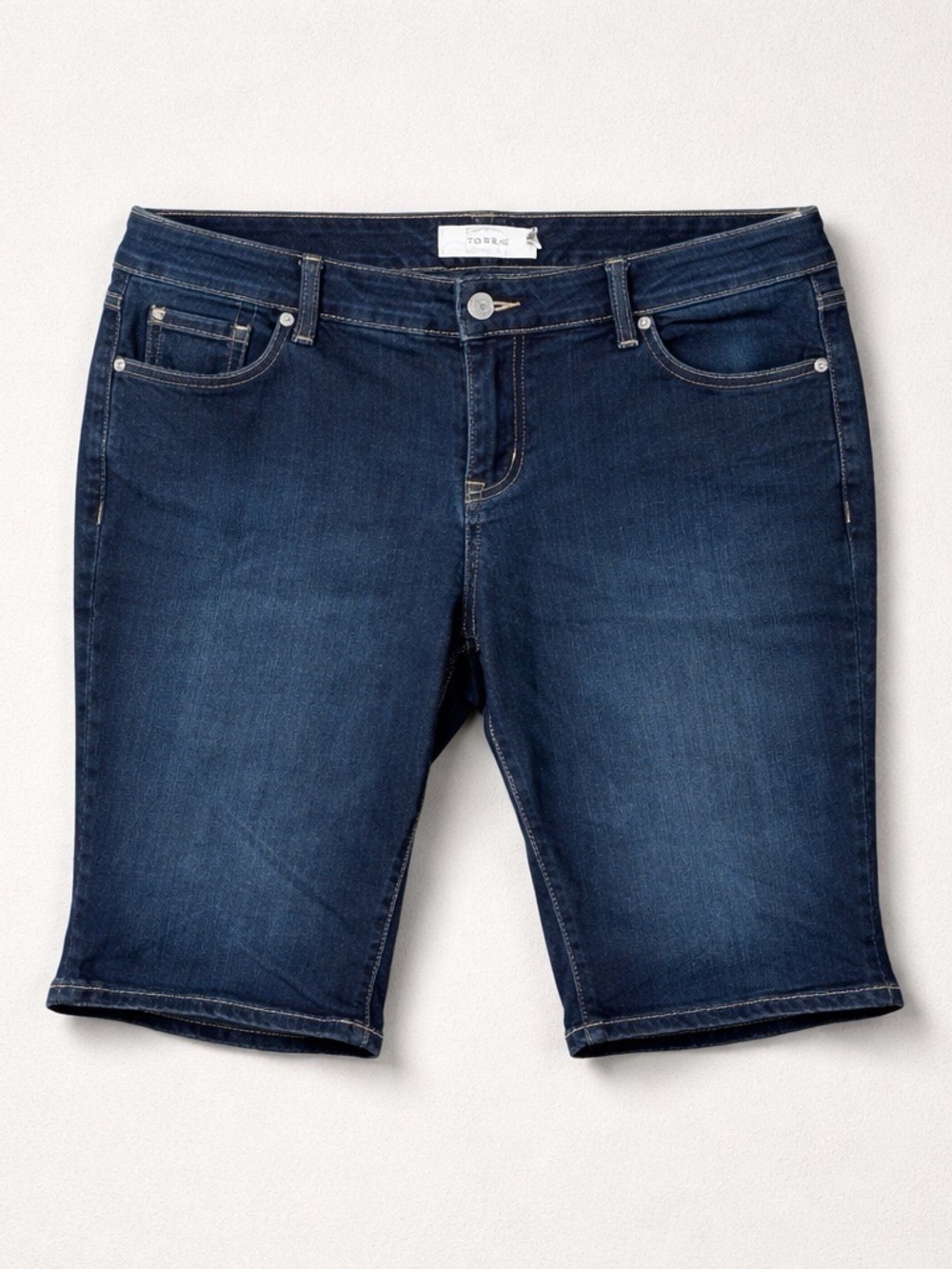 Liz Claiborne Dark Blue Denim Jean Shorts